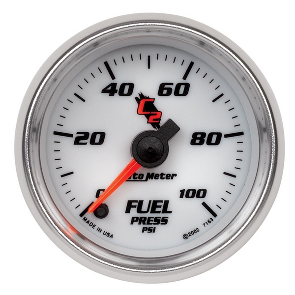 2-1/16" FUEL PRESSURE, 0-100 PSI, C2